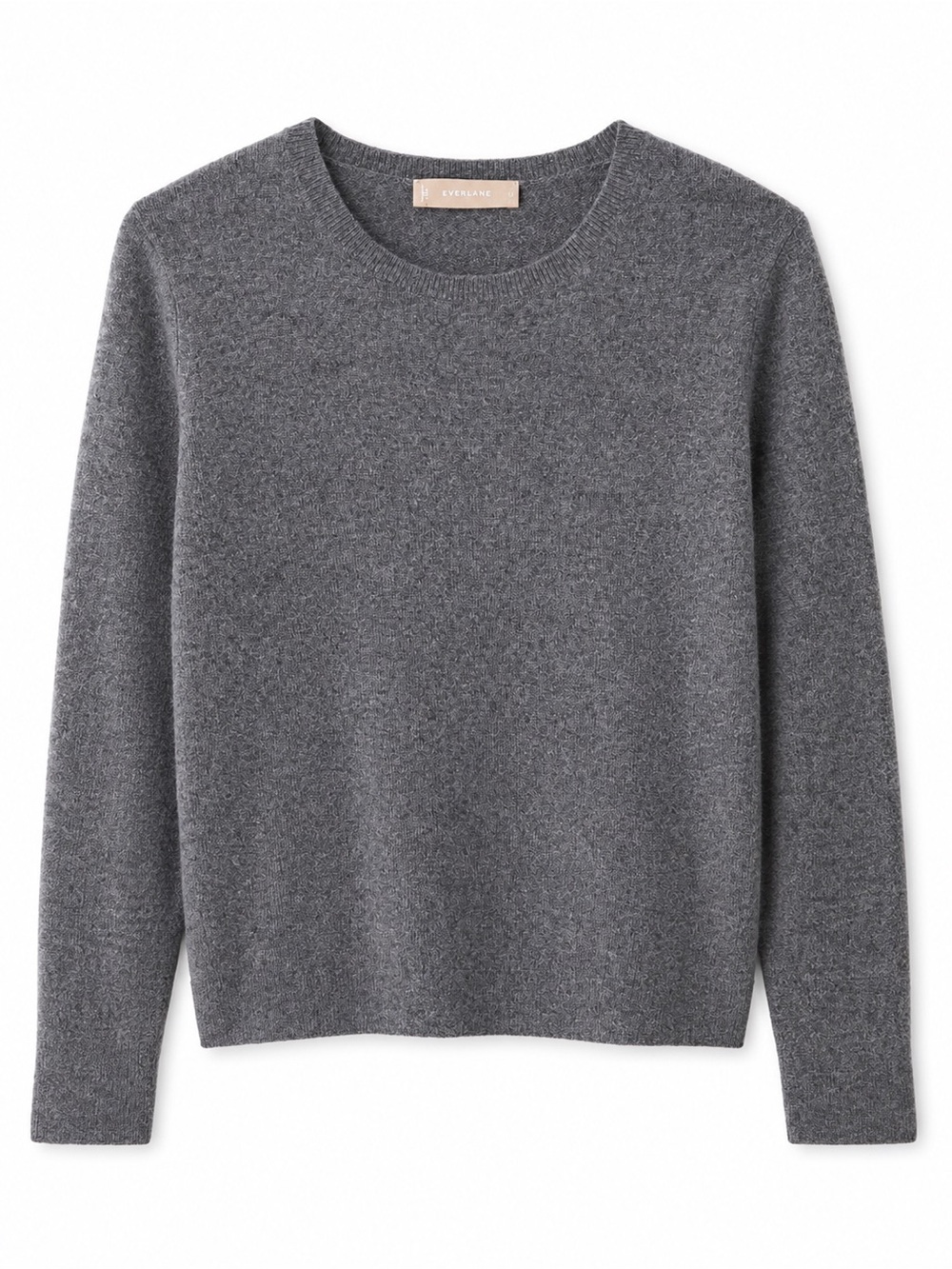 EVERLANE Cashmere Sweater Gray Small Crewneck Pullover